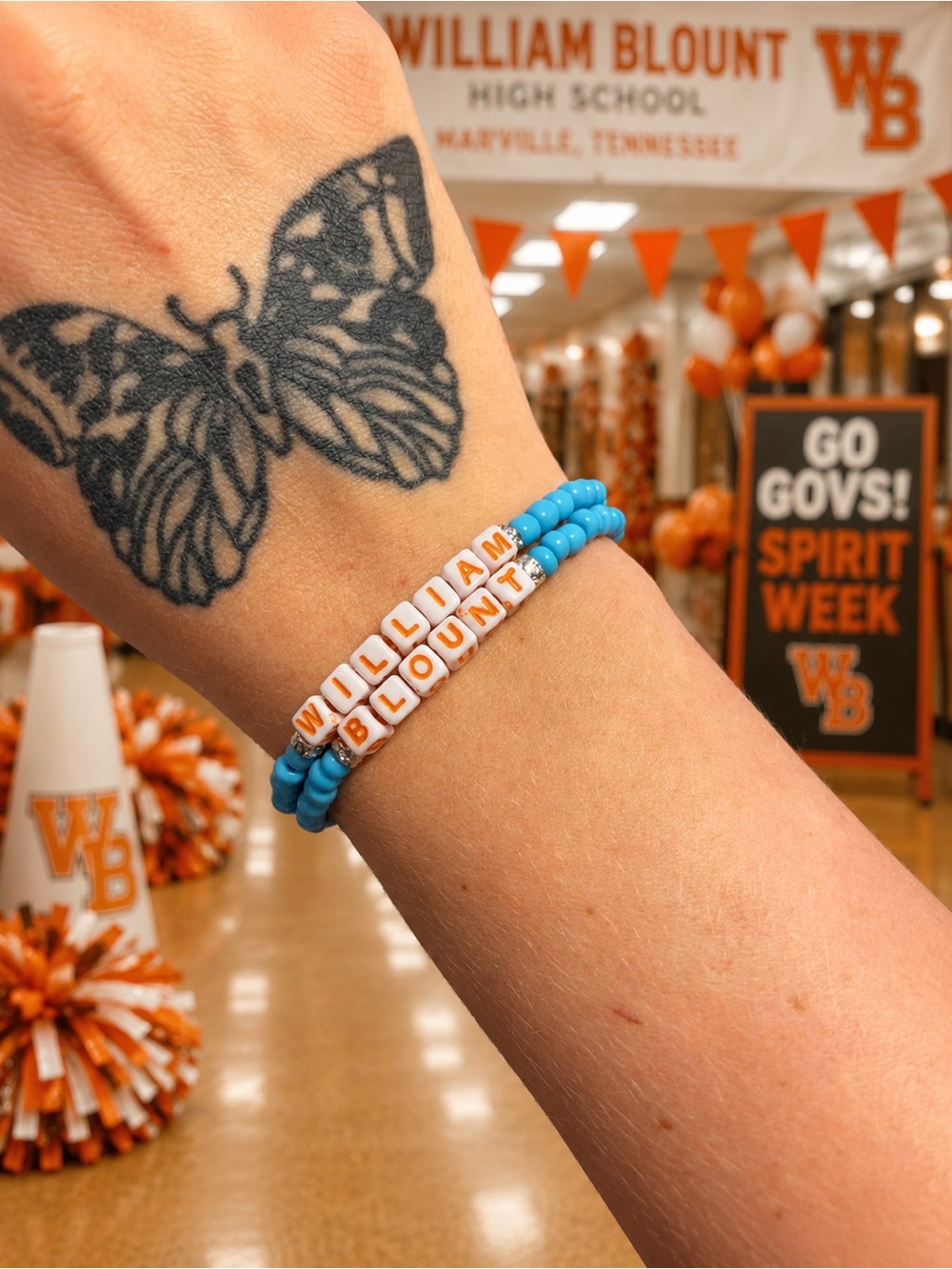 William Blount Spirit Week Bracelet Set 8”